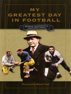 cover image of My Greatest Day in Football